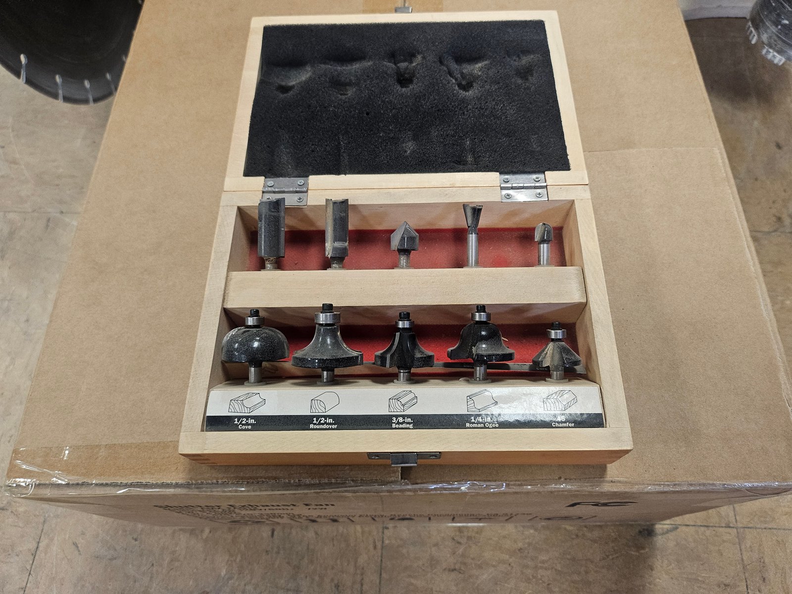 Craftsman router bit set