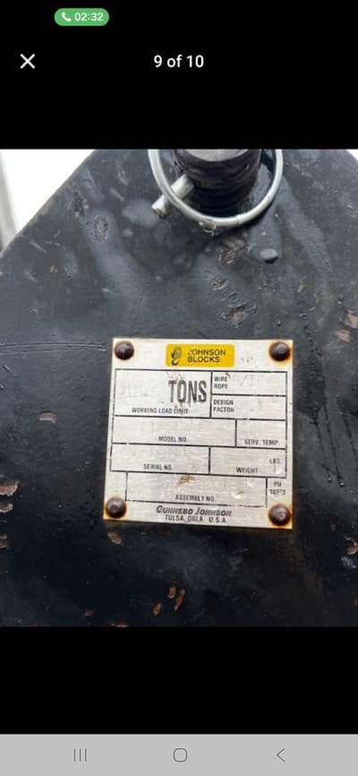 1997 Ford F800 2.5T Boom Crane Truck - Image 9