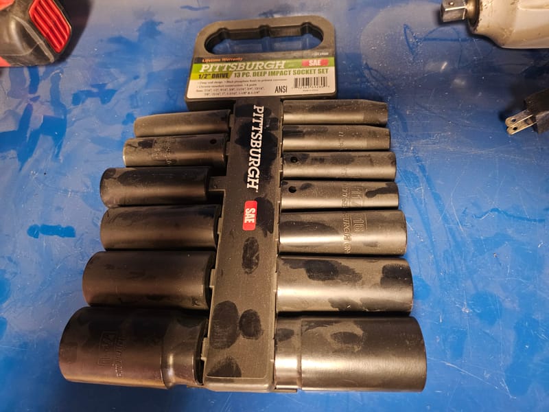 1/2" Impact socket set