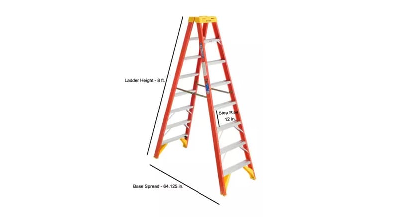 Step Ladder 8 ft