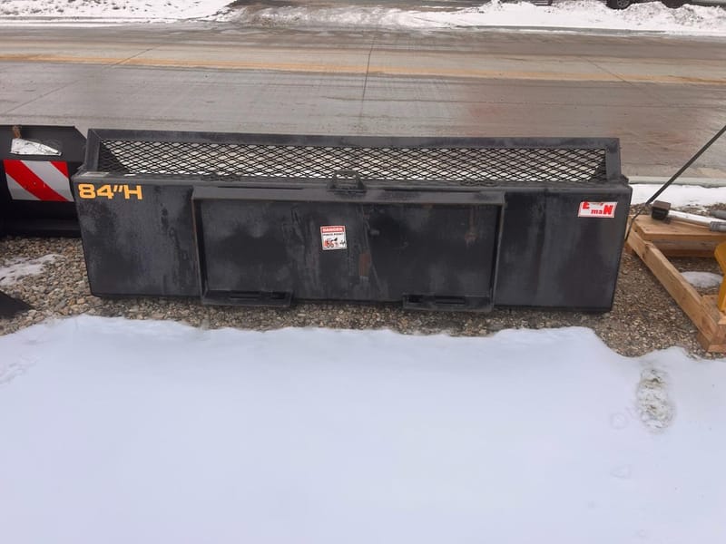 Easy Man 84" High Capacity Skid Steer Snow Lite Material Bucket